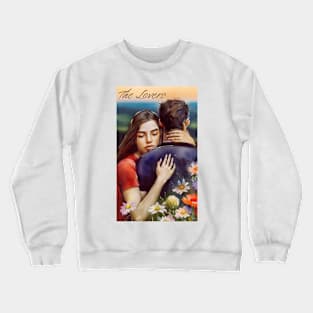 The Lover Tarot Card - Watercolor Crewneck Sweatshirt